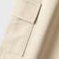 Girls Beige Cargo Comfort Trouser