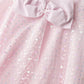 Blush Sparkle Net Dress