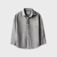 Grey Chambray Casual Shirt