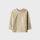 Boys Beige Drop Mini Terry Tee