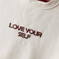 Girls Self Love Drop Fleece Sweatshirt