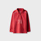 Boys Bold Red Athletic Raglan Polo
