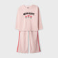 Girls Powder Pink Dreamy Co-ord Set