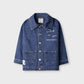 Boys Adventure Crest Blue Denim Jacket