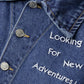 Boys Adventure Crest Blue Denim Jacket