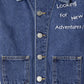 Boys Adventure Crest Blue Denim Jacket