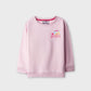 Girls Barbie Pop Pink Fleece Sweatshirt