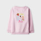 Girls Barbie Pop Pink Fleece Sweatshirt