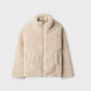 Boys Sandstone Sherpa Beige Jacket