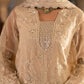 PEBBLE GLAM-3PC ORGANZA EMBROIDERED PRET