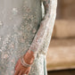 AQUA SPARKLE-3PC ORGANZA EMBROIDERED PRET