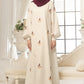 White Festive Abaya