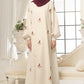 White Festive Abaya