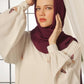White Festive Abaya
