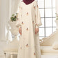 White Festive Abaya