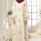 White Festive Abaya