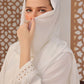 White Georgette Hijab