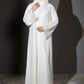 White Nikkah Abaya