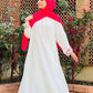 White Sakura Abaya