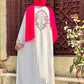 White Sakura Abaya