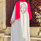 White Sakura Abaya
