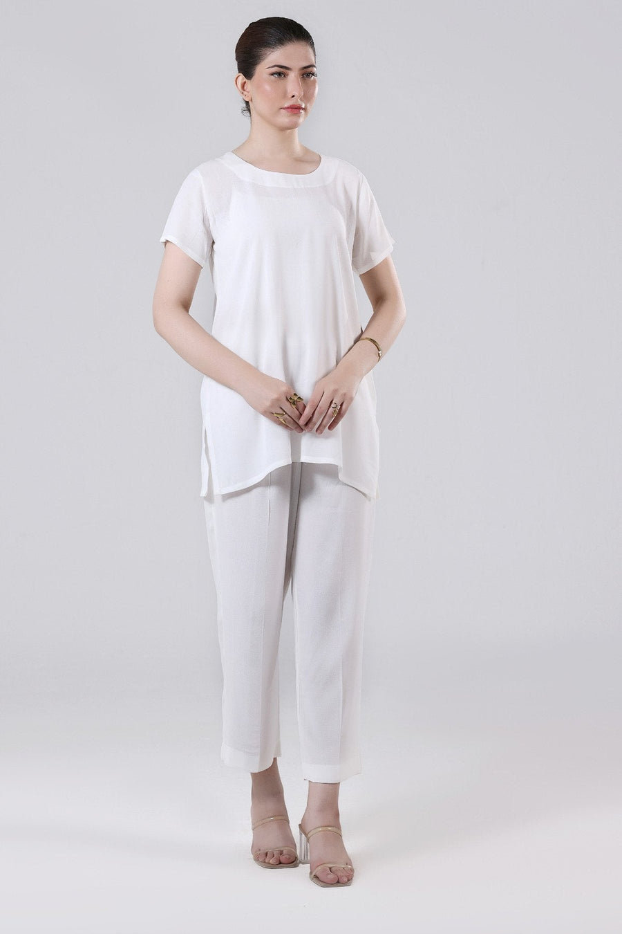 White Slip Dress