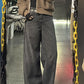 Charcoal Skater Jeans with Seam Women