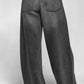 Charcoal Skater Jeans with Seam Women
